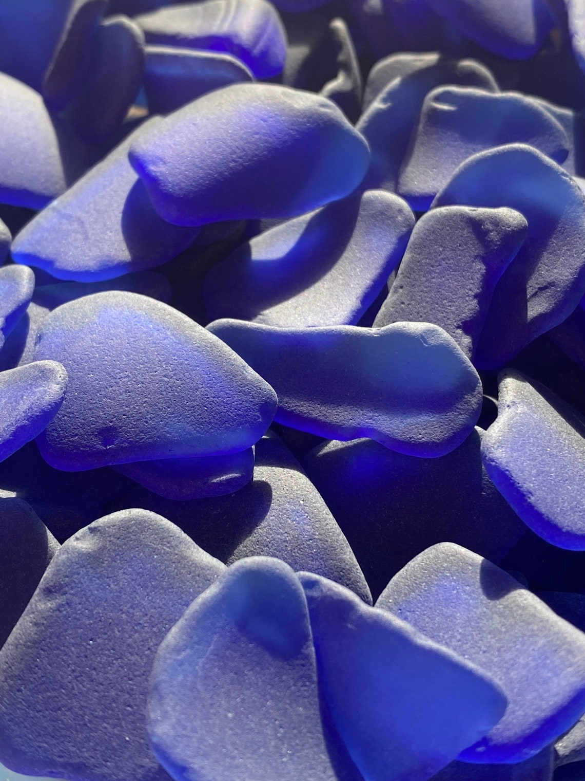 Ocean Blue Beach Glass