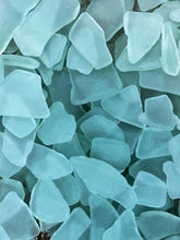 Load image into Gallery viewer, Aqua Light Aqua Sea Glass Frosty Ocean Tumbled Beach Glass Bulk 5-100 Pieces Crafts FREE SHIPPING!
