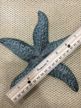 Load image into Gallery viewer, Cast Iron Patina Starfish Wall Decor - Home Decor - Cast Iron - Castiron - Beach House - Star Fish - Nautical Decor - Wedding Gift - Gift