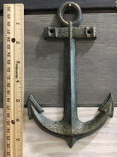 Load image into Gallery viewer, Cast Iron Patina Wall Anchor - Home Decor - Beach Decor - Coastal - Nautical - Castiron - Cast Iron - Beach House - Gift - Gifts