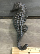 Load image into Gallery viewer, Cast Iron Seahorse Wall Towel Hook, Wall Hook, Bedroom Wall Hanger, Coatroom Organizer, Outdoor Space Saver, Storage System