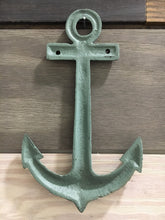 Load image into Gallery viewer, Cast Iron Patina Wall Anchor - Home Decor - Beach Decor - Coastal - Nautical - Castiron - Cast Iron - Beach House - Gift - Gifts