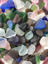Load image into Gallery viewer, Small Sea Glass Frosty Sea glass Ocean Tumbled Beach Glass Bulk 10-200 Pieces Tiny Seaglass FREE SHIPPING!