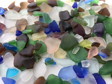Load image into Gallery viewer, Small Sea Glass Frosty Sea glass Ocean Tumbled Beach Glass Bulk 10-200 Pieces Tiny Seaglass FREE SHIPPING!