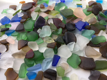 Load image into Gallery viewer, Small Sea Glass Frosty Sea glass Ocean Tumbled Beach Glass Bulk 10-200 Pieces Tiny Seaglass FREE SHIPPING!