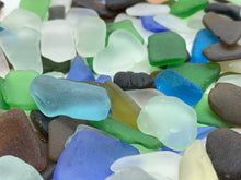 Load image into Gallery viewer, Medium Sea Glass Frosty Sea Glass Tumbled Beach Glass Great For Stain Glass and Jewelry Bulk Seaglass FREE SHIPPING!