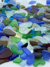 Load image into Gallery viewer, Small Sea Glass Frosty Sea glass Ocean Tumbled Beach Glass Bulk 10-200 Pieces Tiny Seaglass FREE SHIPPING!