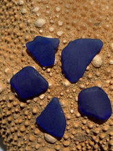Load image into Gallery viewer, Cobalt Blue Sea Glass Frosty Sea Glass Tide Tumbled Beach Glass Bulk Seaglass FREE SHIPPING!