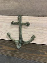 Load image into Gallery viewer, Cast Iron Patina Wall Anchor - Home Decor - Beach Decor - Coastal - Nautical - Castiron - Cast Iron - Beach House - Gift - Gifts - hook -diy