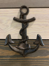Load image into Gallery viewer, Cast Iron Wall Anchor - Home Decor - Beach Decor - Coastal - Nautical - Castiron - Cast Iron - Beach House - Gift - Gifts - DIY - Crafts