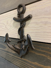 Load image into Gallery viewer, Cast Iron Wall Anchor - Home Decor - Beach Decor - Coastal - Nautical - Castiron - Cast Iron - Beach House - Gift - Gifts - DIY - Crafts