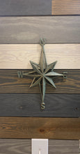Load image into Gallery viewer, Compass Rose Cast Iron Patina - North South East West - Home Decor - Beach Decor - Coastal - Nautical - Castiron - Cast Iron - Beach House