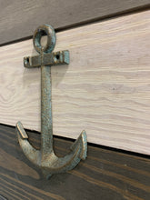 Load image into Gallery viewer, Cast Iron Patina Wall Anchor - Home Decor - Beach Decor - Coastal - Nautical - Castiron - Cast Iron - Beach House - Gift - Gifts