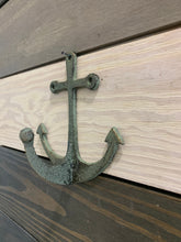 Load image into Gallery viewer, Cast Iron Patina Wall Anchor - Home Decor - Beach Decor - Coastal - Nautical - Castiron - Cast Iron - Beach House - Gift - Gifts - hook -diy