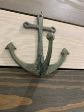 Load image into Gallery viewer, Cast Iron Patina Wall Anchor - Home Decor - Beach Decor - Coastal - Nautical - Castiron - Cast Iron - Beach House - Gift - Gifts - hook -diy