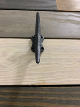Load image into Gallery viewer, Cast Iron 4" Cleat - Boat Cleats - Home Decor - Beach Decor - Nautical Dock Hook - Boat Hook - Cast Iron - Beach House - Gift - Gifts - Boat