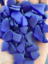 Load image into Gallery viewer, Cobalt Blue Sea Glass Frosty Sea Glass Tide Tumbled Beach Glass Bulk Seaglass FREE SHIPPING!