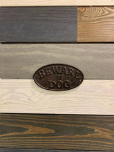 Load image into Gallery viewer, Cast Iron Beware Of Dog Wall Decor - Home Decor - Beach Decor - Coastal - Nautical - Cast Iron - Beach House - Gift - Gifts - Man Cave