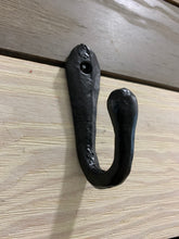 Load image into Gallery viewer, Cast Iron Wall Hook, Bedroom Wall Hanger, Coatroom Organizer, Outdoor Space Saver, Storage System, Wall Hanging, Beach Decor, Gift
