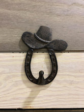 Load image into Gallery viewer, Cast Iron Wall Hook, Bedroom Wall Hanger, Coatroom Organizer, Outdoor Space Saver, Storage System, Wall Hanging, Beach Decor, Gift