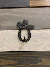 Load image into Gallery viewer, Cast Iron Wall Hook, Bedroom Wall Hanger, Coatroom Organizer, Outdoor Space Saver, Storage System, Wall Hanging, Beach Decor, Gift