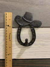 Load image into Gallery viewer, Cast Iron Wall Hook, Bedroom Wall Hanger, Coatroom Organizer, Outdoor Space Saver, Storage System, Wall Hanging, Beach Decor, Gift