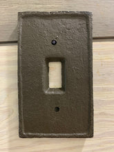 Load image into Gallery viewer, Cast Iron Cover,Shabby Chic, Vintage Style Cast Iron, Metal Single Switch Plate, Light Switch plates, Switch plate Cover, Light Switch Cover