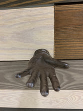Load image into Gallery viewer, Hand Wall Hook, Towel Hook, Key Hook, Purse Hook, Coat & Hat Hook, Whimsical Cast Iron Hand, cast iron hook, castiron handle, castiron hooks