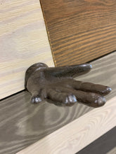 Load image into Gallery viewer, Hand Wall Hook, Towel Hook, Key Hook, Purse Hook, Coat & Hat Hook, Whimsical Cast Iron Hand, cast iron hook, castiron handle, castiron hooks
