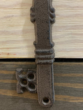 Load image into Gallery viewer, Key wall decor, Cast Iron Key, Cast Metal key, Key Wall Art, Key Wall Decor, Rustic Metal Key, Rustic key, Rustic Wall Art