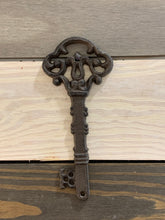 Load image into Gallery viewer, Key wall decor, Cast Iron Key, Cast Metal key, Key Wall Art, Key Wall Decor, Rustic Metal Key, Rustic key, Rustic Wall Art
