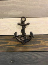 Load image into Gallery viewer, Cast Iron Wall Anchor - Home Decor - Beach Decor - Coastal - Nautical - Castiron - Cast Iron - Beach House - Gift - Gifts - DIY - Crafts