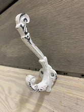 Load image into Gallery viewer, Cast Iron Wall Hook, Bedroom Wall Hanger, Coatroom Organizer, Outdoor Space Saver, Storage System, Wall Hanging, Beach Decor, Gift