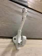 Load image into Gallery viewer, Cast Iron Wall Hook, Bedroom Wall Hanger, Coatroom Organizer, Outdoor Space Saver, Storage System, Wall Hanging, Beach Decor, Gift