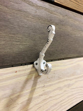 Load image into Gallery viewer, Cast Iron Wall Hook, Bedroom Wall Hanger, Coatroom Organizer, Outdoor Space Saver, Storage System, Wall Hanging, Beach Decor, Gift