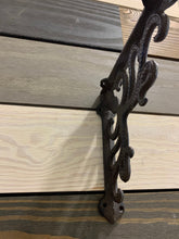 Load image into Gallery viewer, Cast Iron Octopus Shelf Bracket, Rustic Iron Shelf Bracket, Antique Iron Bracket, Beach House Shelving, Iron Bracket, Rustic Shelf Bracket