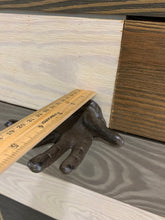 Load image into Gallery viewer, Hand Wall Hook, Towel Hook, Key Hook, Purse Hook, Coat & Hat Hook, Whimsical Cast Iron Hand, cast iron hook, castiron handle, castiron hooks