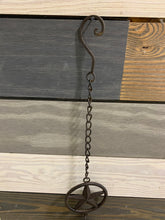 Load image into Gallery viewer, Cast Iron Bell, Western Flair, Dinner bell, Outdoor Wind Chime, Front Door Bell, Wall Hanging Bell, Garden Deco, Vintage, Wall Mounted Bell