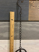 Load image into Gallery viewer, Cast Iron Bell, Western Flair, Dinner bell, Outdoor Wind Chime, Front Door Bell, Wall Hanging Bell, Garden Deco, Vintage, Wall Mounted Bell