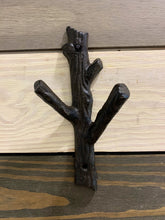 Load image into Gallery viewer, Cast Iron Tree Hook, Towel Hook, Bedroom Wall Hanger, Coatroom Organizer, Outdoor Space Saver, Storage System, Wall Hanging, DIY, Crafts