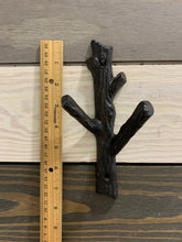 Load image into Gallery viewer, Cast Iron Tree Hook, Towel Hook, Bedroom Wall Hanger, Coatroom Organizer, Outdoor Space Saver, Storage System, Wall Hanging, DIY, Crafts
