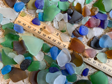 Load image into Gallery viewer, Mixed Sizes of Sea Glass Frosty Sea glass Ocean Tumbled Beach Glass Bulk 10-200 Pieces Sea glass Crafts FREE SHIPPING!
