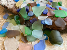 Load image into Gallery viewer, Mixed Sizes of Sea Glass Frosty Sea glass Ocean Tumbled Beach Glass Bulk 10-200 Pieces Sea glass Crafts FREE SHIPPING!
