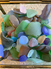 Load image into Gallery viewer, Mixed Sizes of Sea Glass Frosty Sea glass Ocean Tumbled Beach Glass Bulk 10-200 Pieces Sea glass Crafts FREE SHIPPING!