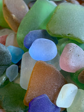 Load image into Gallery viewer, Mixed Sizes of Sea Glass Frosty Sea glass Ocean Tumbled Beach Glass Bulk 10-200 Pieces Sea glass Crafts FREE SHIPPING!