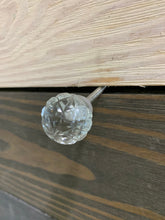 Load image into Gallery viewer, Small Etched Glass Knob, Spherical Etched Glass Design, Glass Knob Dresser Drawer Pull, Cabinet Knob, Vintage Knobs, Melon, Vintage, DIY