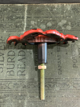 Load image into Gallery viewer, Red Crab Knob, Metal Red Crab Knob, Nautical Dresser Drawer Knob, Cabinet Knob, Red Cabinet Knobs, Nautical Drawer Pull, Crab Pewter Knob
