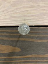 Load image into Gallery viewer, Small Etched Glass Knob, Spherical Etched Glass Design, Glass Knob Dresser Drawer Pull, Cabinet Knob, Vintage Knobs, Melon, Vintage, DIY