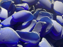 Load image into Gallery viewer, Large Cobalt Blue Sea Glass Frosty Sea Glass Tide Tumbled Beach Glass Bulk Seaglass FREE SHIPPING!
