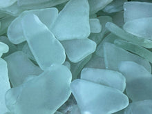 Load image into Gallery viewer, Large Aqua Light Aqua Sea Glass Frosty Ocean Tumbled Beach Glass Bulk 5-100 Pieces Crafts FREE SHIPPING!
